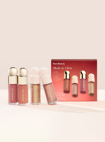 *PRE-ORDER* Blush & Glow 4-Piece Mini Set; Rare Beauty