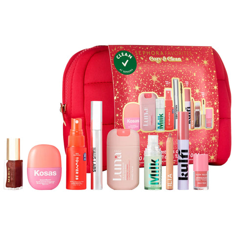 *PRE-ORDER* Cozy & Clean makeup value set; Sephora