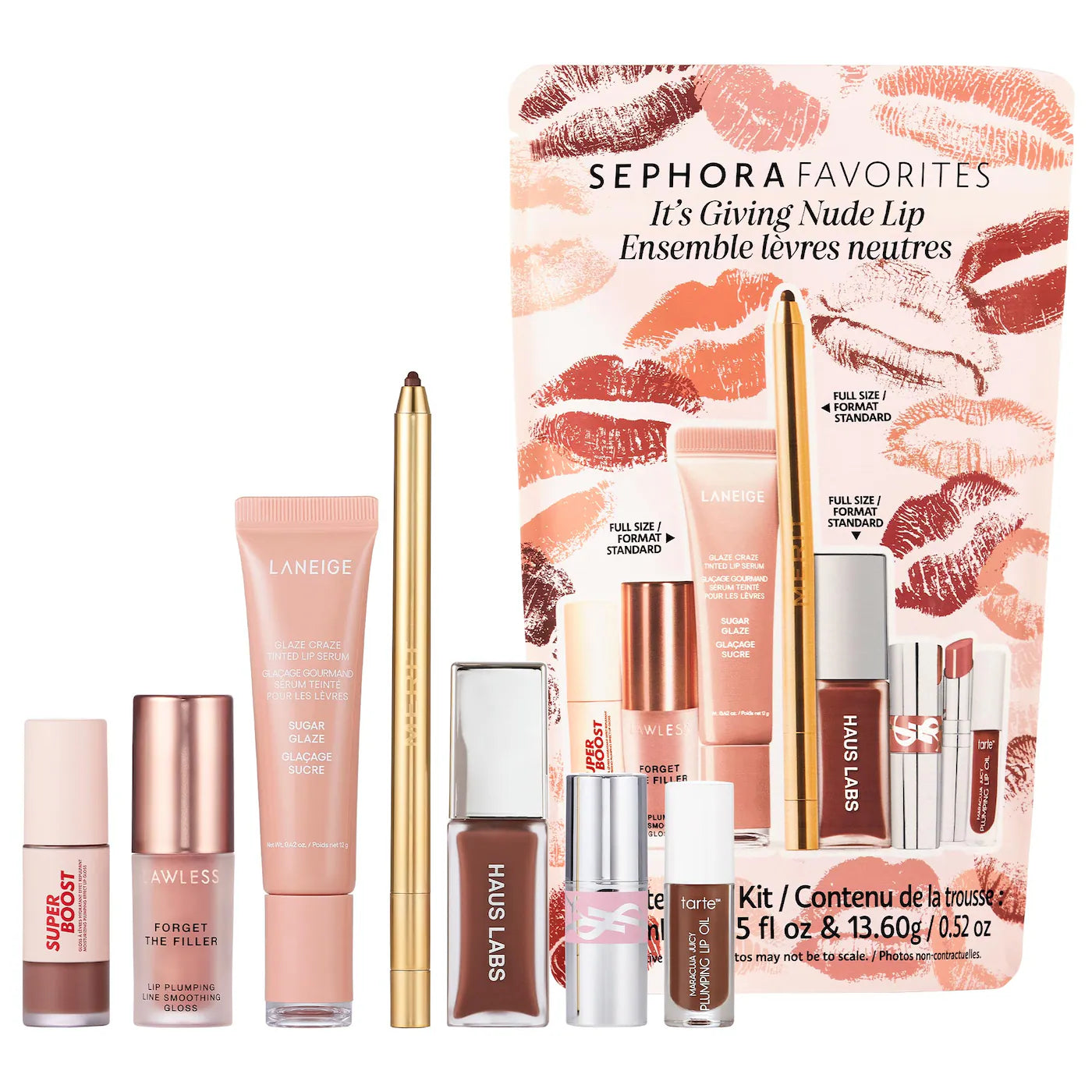 *PRE-ORDER* It's Giving Nude Lip Makeup Value Set; Sephora Favorites