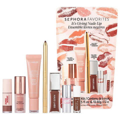 *PRE-ORDER* It's Giving Nude Lip Makeup Value Set; Sephora Favorites