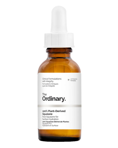 100% Plant Derived Squalane; The Ordinary