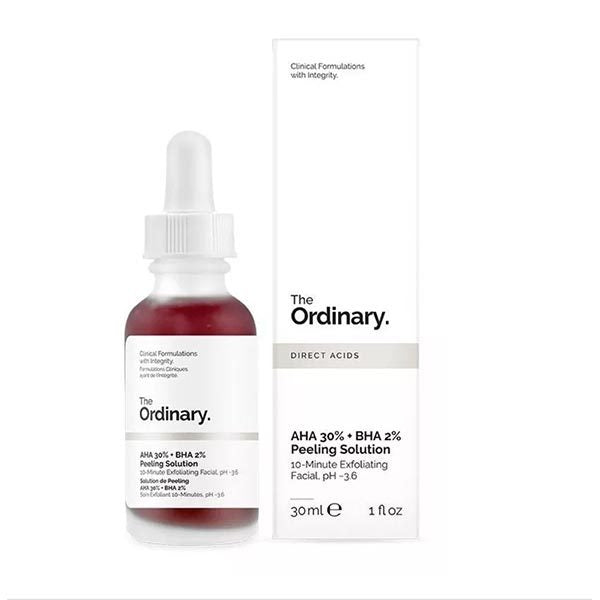 AHA 30% + BHA 2% Peeling solution; The Ordinary