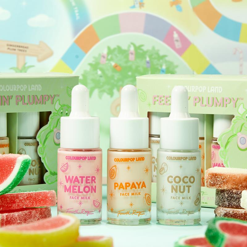 feelin’ plumpy face milk mini kit; Colourpop