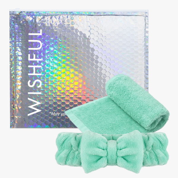 WISHFUL Washcloth & Headband Set